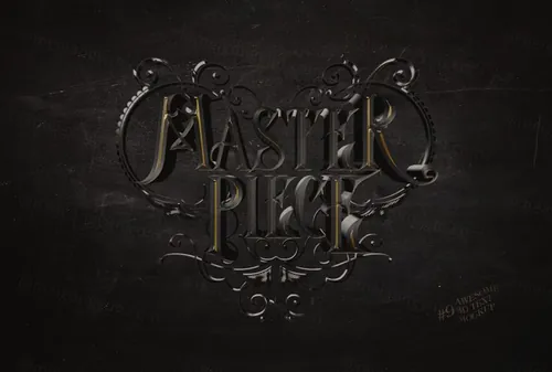 Awesome 3D Text Mockup