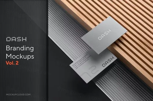 高质量企业办公文具高端品牌VI设计贴图展示样机PSD模板 D