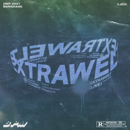 未来派酸性艺术音乐封面PSD设计模板 AEPHEMERIAL - Futuristic Cover Art 3