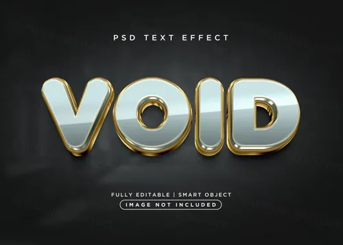 高质量金色3D立体字字体效果PSD模板素材 3d style