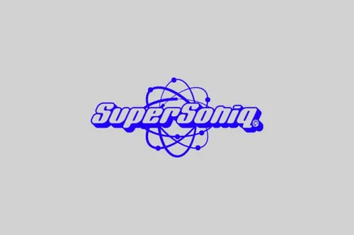 90年代Y2k复古千禧风未来派英文装饰字体素材 SuperSoniq Typeface