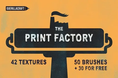 工厂背景纹理素材 The Print Factory