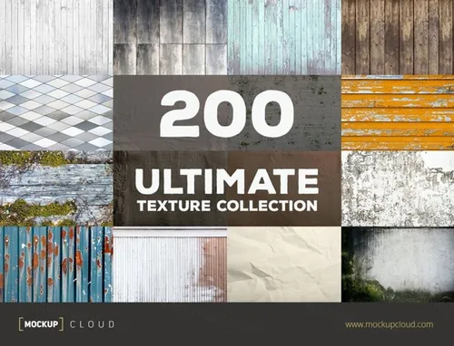200个质感强烈的背景纹理素材 Ultimate Textu
