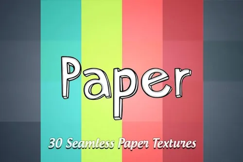 30种无缝彩色纸纹理 30 Seamless Paper