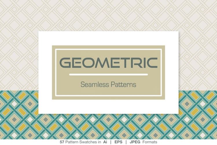 57款漂亮实用的无缝几何图案Geometric Patter
