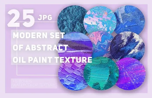 抽象油画纹理背景纹理Paint Textures