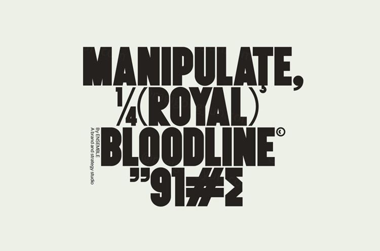 高质量品牌设计海报排版无衬线英文字体 Tombstone B