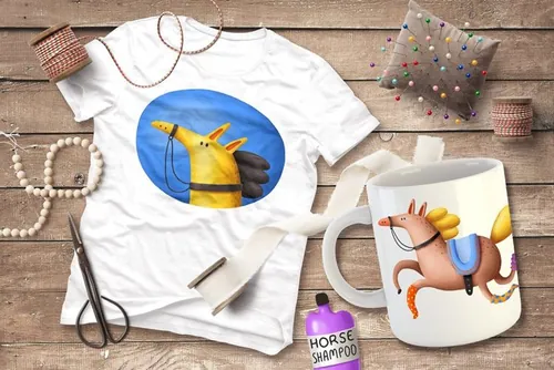 卡通马PNG0免扣剪贴图素材合辑 Collection of