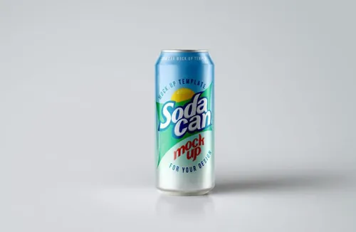 Large Psd Soda Can MockUp