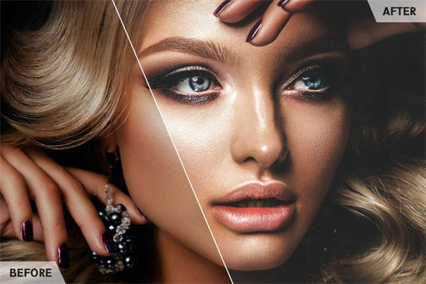 50款完美的高端模特皮肤润饰LR调色预设 Perfect Skin L