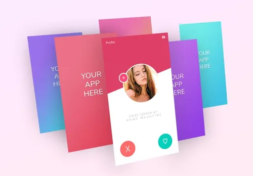 APP应用程序展示PSD贴图模板App Screens Mockup