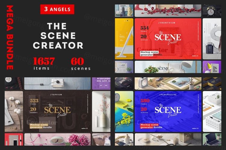 超高质量品牌VI场景设计制造样机PSD模板素材大合辑 The