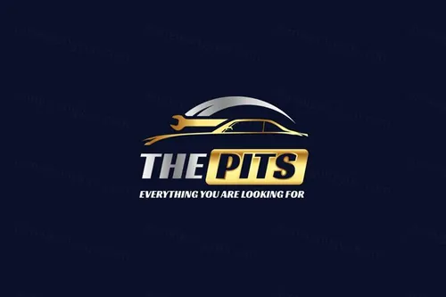 金色渐变汽车售后维修美容保养检测服务品牌店徽标LOGO标志矢