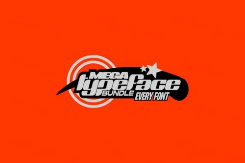 HVNTER工作室全套超级字体套装 MEGA TYPEFACE BUNDLE!