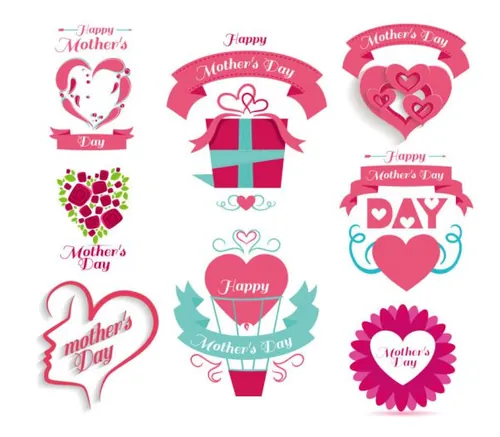 情人节女神节母亲节婚礼季浪漫活动爱心图标大合集