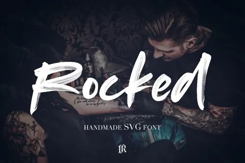 摇滚手写字体 Rocked SVG Font