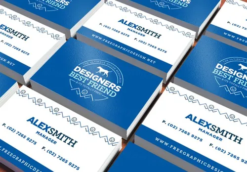 Business Cards Mockup 商务名片设计贴图展示样机素材