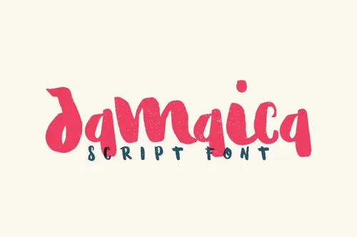 手写脚本字体 Jamaica Script Font