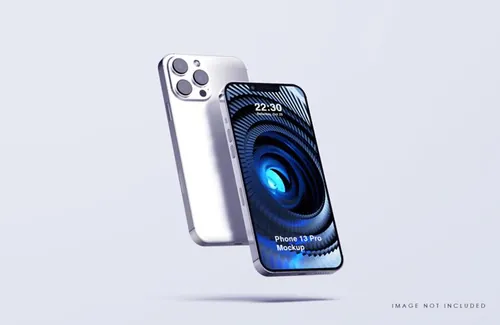 苹果iPhone 13 Pro手机UI设计场景贴图展示PSD