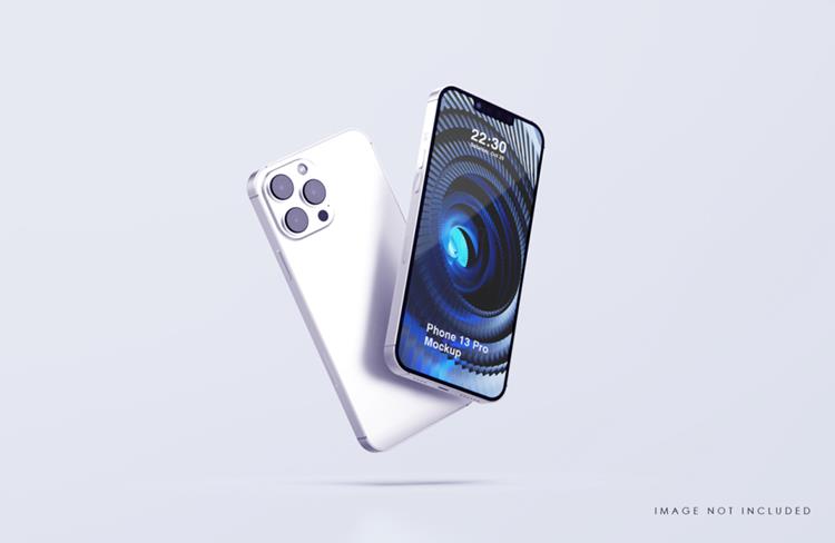 苹果iPhone 13 Pro手机UI设计场景贴图展示PSD