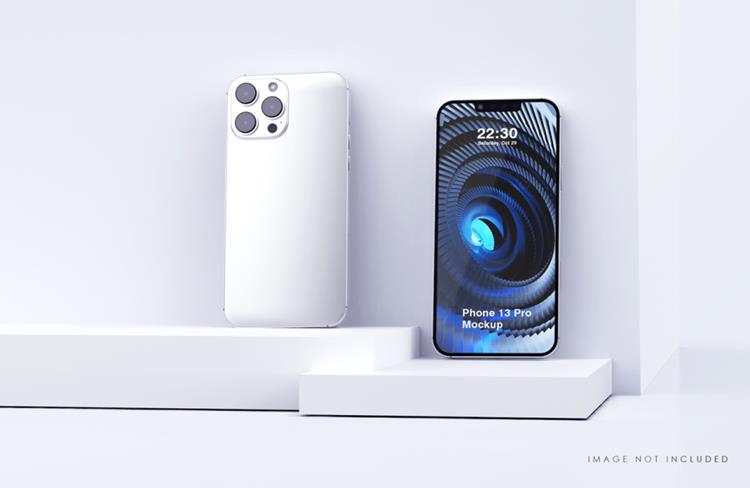 苹果iPhone 13 Pro手机UI设计场景贴图展示PSD