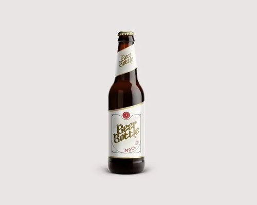 啤酒瓶包装贴图PSD模板Beer Bottle Psd Mockup Template