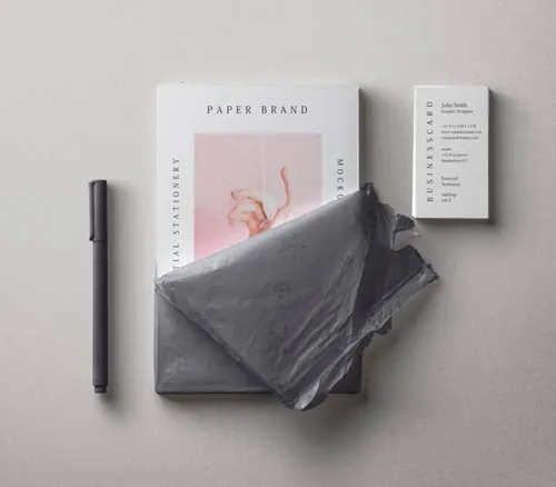 基本文具Psd样机 Essential Stationery Psd Mockup Vol3