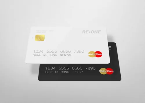 信用卡银行卡储蓄卡设计提案样机PSD模板 Credit Card Mockup