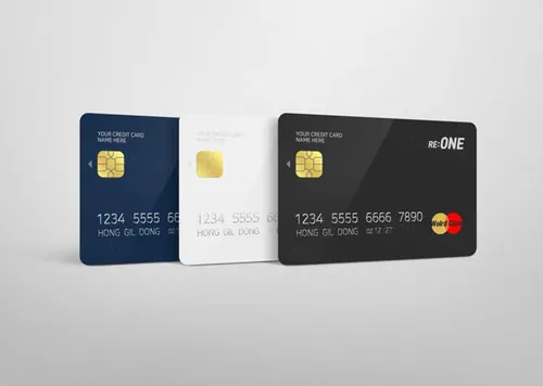 信用卡银行卡储蓄卡设计提案样机PSD模板 Credit Card Mockup