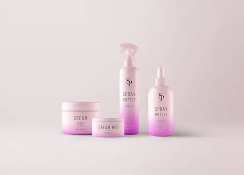 化妆品包装设计PSD贴图模板Psd Cosmetic Packaging Mockup