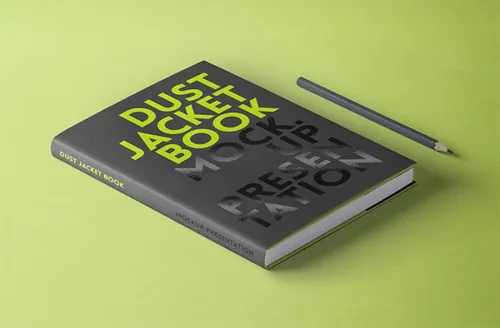 防尘套书样机模板 Psd Dust Jacket Book Mockup Vol2