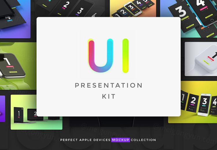 UI Presentation Kit Device Mockups 全套UI APP网页展示模版
