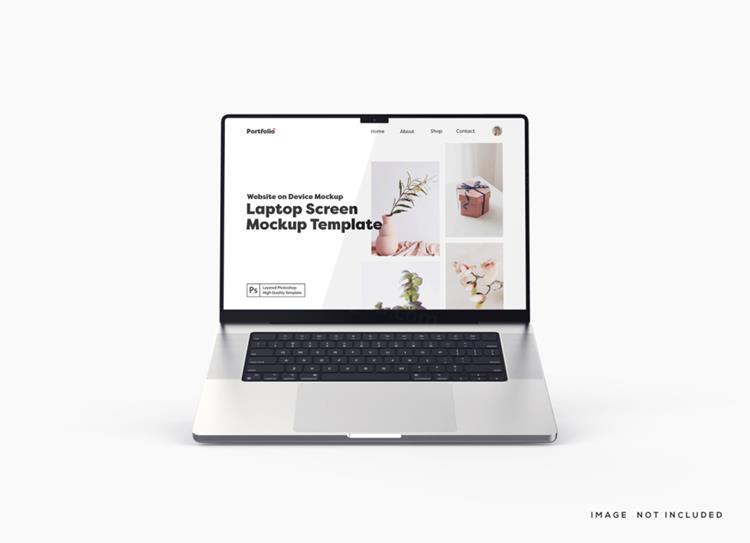 苹果Macbook笔记本电脑Web UI设计场景贴图展示PS