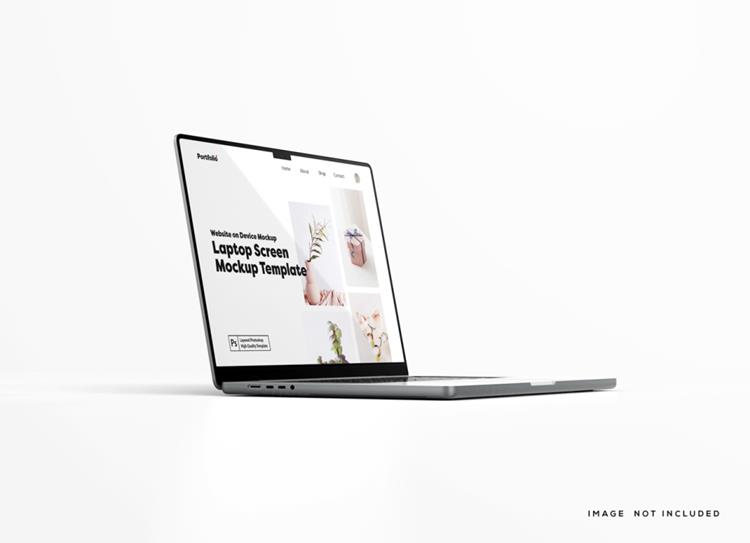 苹果Macbook笔记本电脑Web UI设计场景贴图展示PS