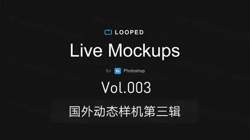 Looped Live Mockups动态图提案模板