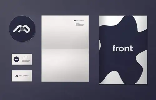 简约时尚VI品牌贴图样机PSD模板Basic Stationery Mockup #05