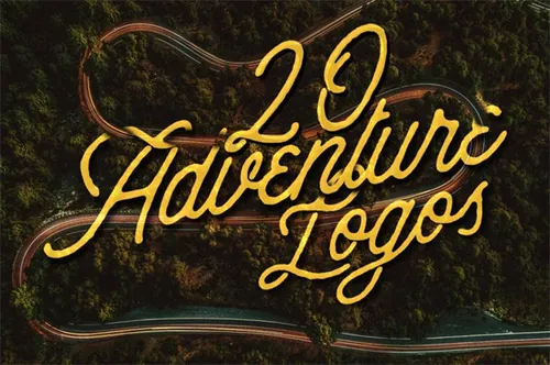 20个旅行户外冒险复古LOGO徽标素材合辑 Adventure Logos Set