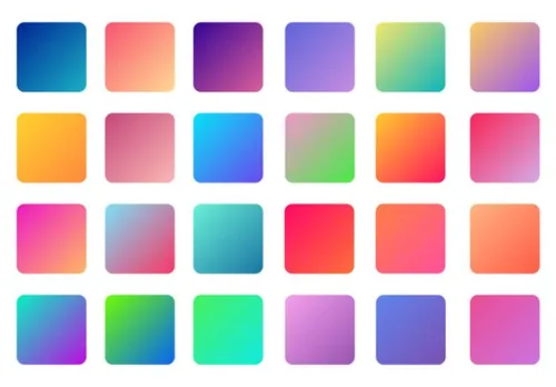 潮流渐变色推荐 gradients for illustrator