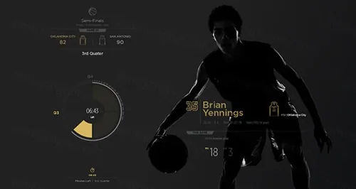 体育主题矢量设计素材Sports Stats Infogra