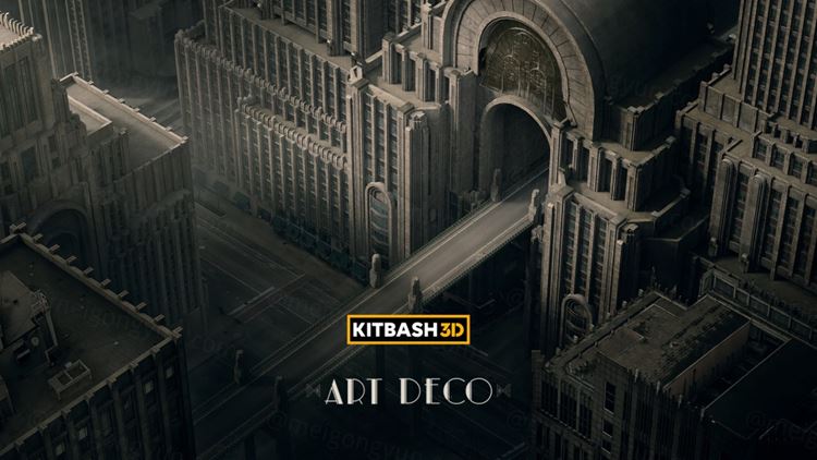 欧洲一战时期莫斯科复古宏伟博物馆剧院政府大楼建筑3D模型素材