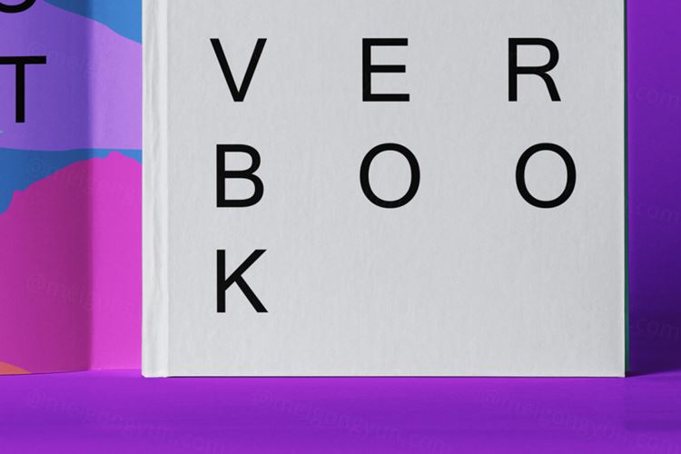 书籍防尘套保护套包装设计展示样机模板 Hardcover P