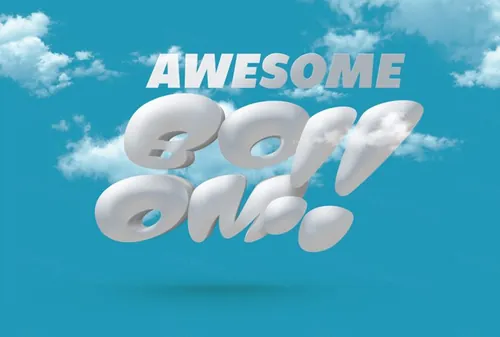 Awesome 3D Text Mockup