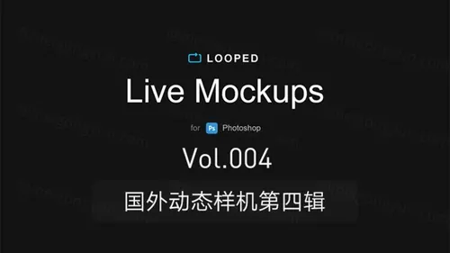 Looped Live Mockups动态图提案模板