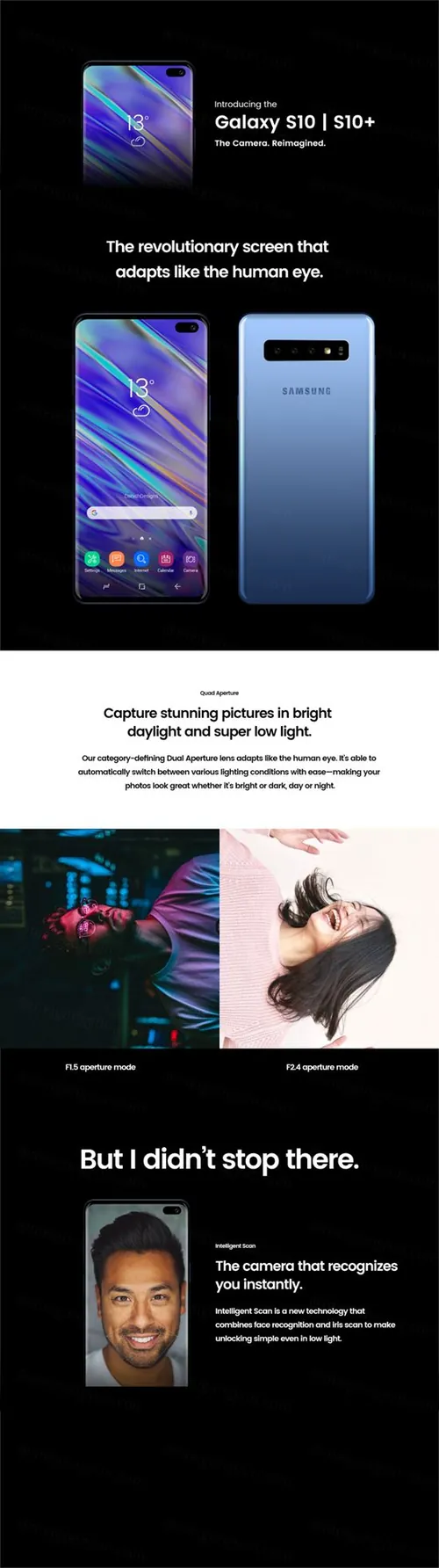 三星s10手机样机贴图展示PSD模版 Galaxy S10 | S10+ Mockup PSD