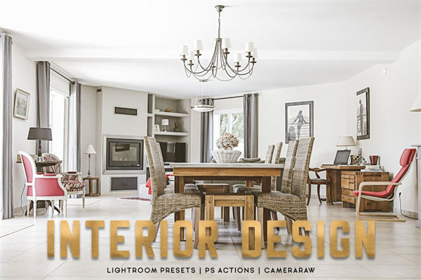 专业室内装修摄影滤镜预设 Interior Design