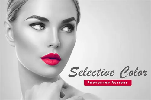 时尚高端选择性颜色神奇Ps动作selective-color-phot