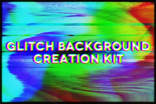 故障效果创意灵感背景素材 Glitch Background Crea