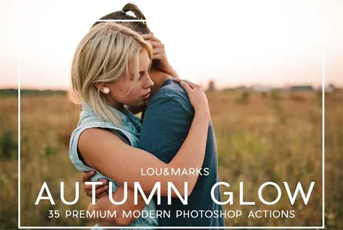 秋季效果的PS动作 35 Autumn Glow PS Actions