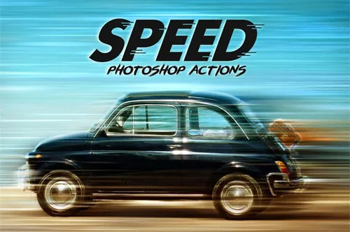 一键美化成带有时尚复古质感的speed-photoshop-actio