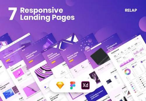 响应式登录页Responsive Landing Pages